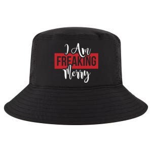 I Am Freaking Merry Christmas Xmas Day Holiday Season Santa Gift Cool Comfort Performance Bucket Hat