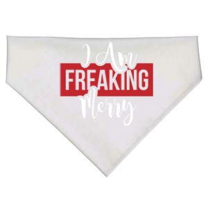 I Am Freaking Merry Christmas Xmas Day Holiday Season Santa Gift USA-Made Doggie Bandana