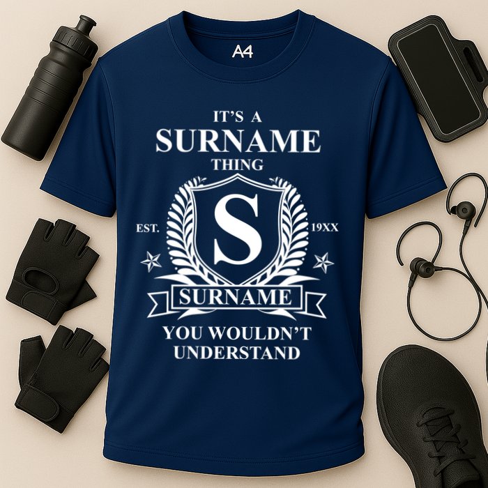 Its A Family Thing Custom Family Reunion Personalized Performance Shirt