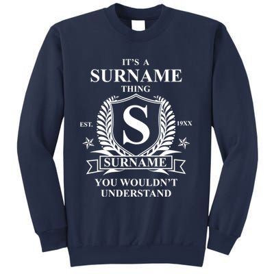 Its A Family Thing Custom Family Reunion Personalized Sweatshirt