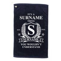 Its A Family Thing Custom Family Reunion Personalized Golf Towel