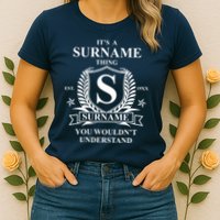 Its A Family Thing Custom Family Reunion Personalized Womens T-Shirt