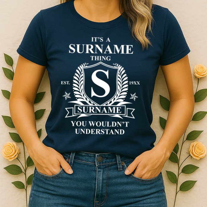 Its A Family Thing Custom Family Reunion Personalized Womens T-Shirt