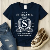 Its A Family Thing Custom Family Reunion Personalized Womens T-Shirt