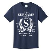 Its A Family Thing Custom Family Reunion Personalized Kids T-Shirt