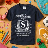 Its A Family Thing Custom Family Reunion Personalized Kids T-Shirt