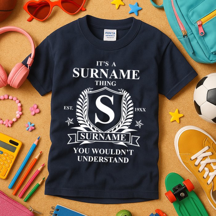 Its A Family Thing Custom Family Reunion Personalized Kids T-Shirt