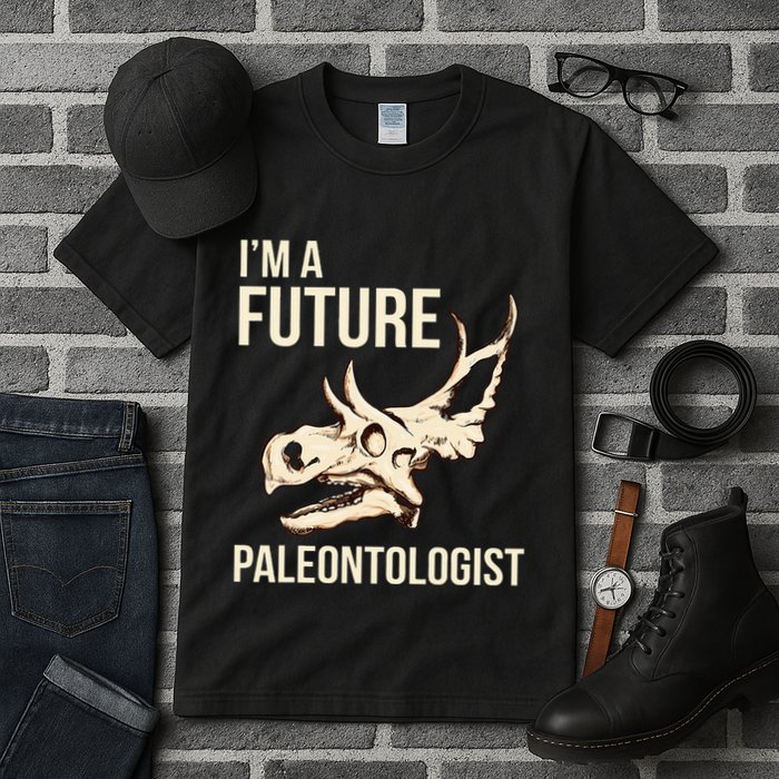 IM A Future Paleontologist Dinosaur Fossil Enthusiast Tall T-Shirt