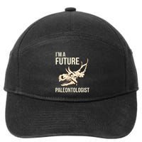 IM A Future Paleontologist Dinosaur Fossil Enthusiast 7-Panel Snapback Hat