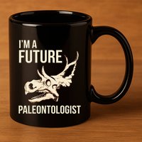 IM A Future Paleontologist Dinosaur Fossil Enthusiast 11oz C Handle Ceramic Mug