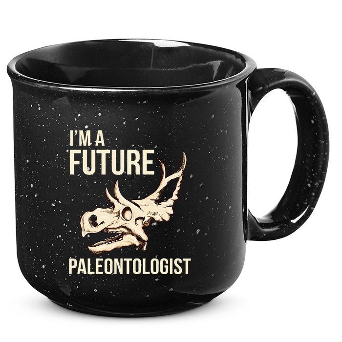IM A Future Paleontologist Dinosaur Fossil Enthusiast 15oz Campfire Ceramic Mug