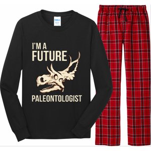 IM A Future Paleontologist Dinosaur Fossil Enthusiast Long Sleeve Pajama Set