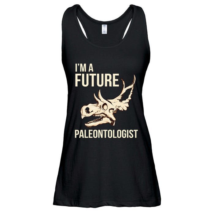 IM A Future Paleontologist Dinosaur Fossil Enthusiast Ladies Essential Flowy Tank