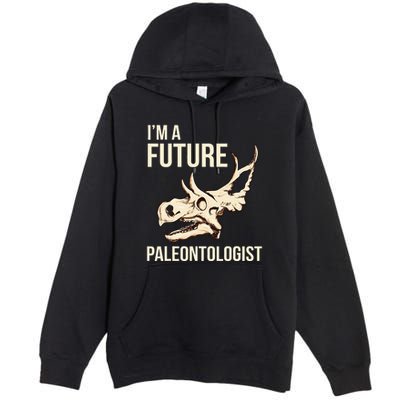 IM A Future Paleontologist Dinosaur Fossil Enthusiast Premium Pullover Hoodie