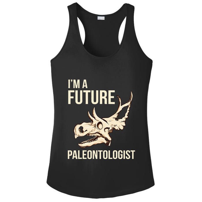 IM A Future Paleontologist Dinosaur Fossil Enthusiast Ladies PosiCharge Competitor Racerback Tank
