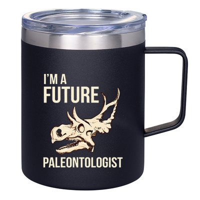 IM A Future Paleontologist Dinosaur Fossil Enthusiast 12oz Stainless Steel Coffee Mug
