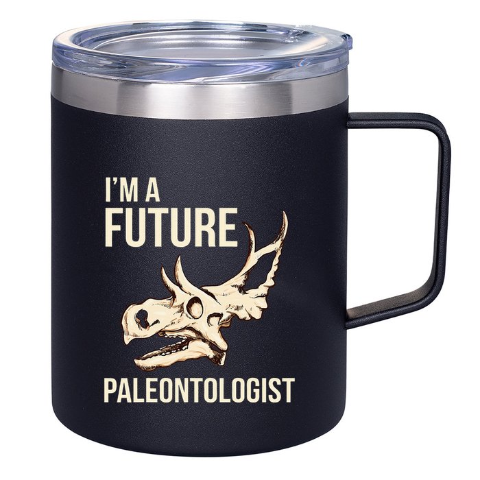 IM A Future Paleontologist Dinosaur Fossil Enthusiast 12oz Stainless Steel Coffee Mug