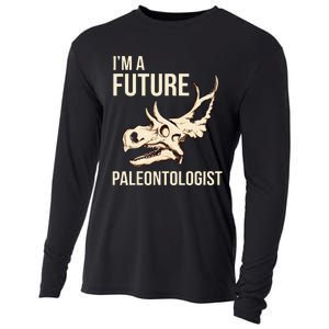 IM A Future Paleontologist Dinosaur Fossil Enthusiast Cooling Performance Long Sleeve Crew