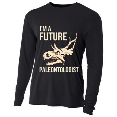IM A Future Paleontologist Dinosaur Fossil Enthusiast Cooling Performance Long Sleeve Crew
