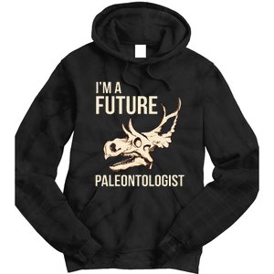 IM A Future Paleontologist Dinosaur Fossil Enthusiast Tie Dye Hoodie