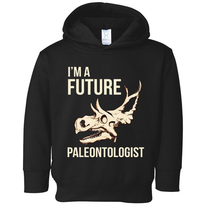 IM A Future Paleontologist Dinosaur Fossil Enthusiast Toddler Hoodie