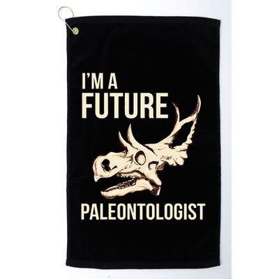 IM A Future Paleontologist Dinosaur Fossil Enthusiast Golf Towel