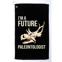 IM A Future Paleontologist Dinosaur Fossil Enthusiast Golf Towel