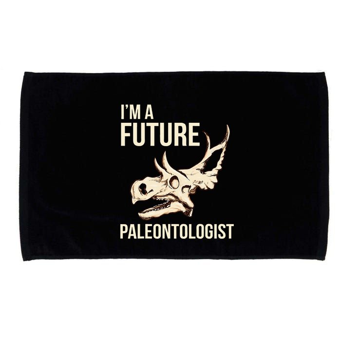 IM A Future Paleontologist Dinosaur Fossil Enthusiast Microfiber Hand Towel