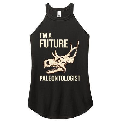 IM A Future Paleontologist Dinosaur Fossil Enthusiast Women's Perfect Tri Rocker Tank