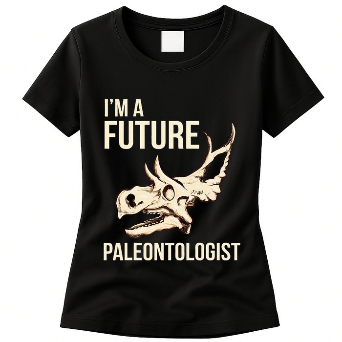 IM A Future Paleontologist Dinosaur Fossil Enthusiast Womens T-Shirt