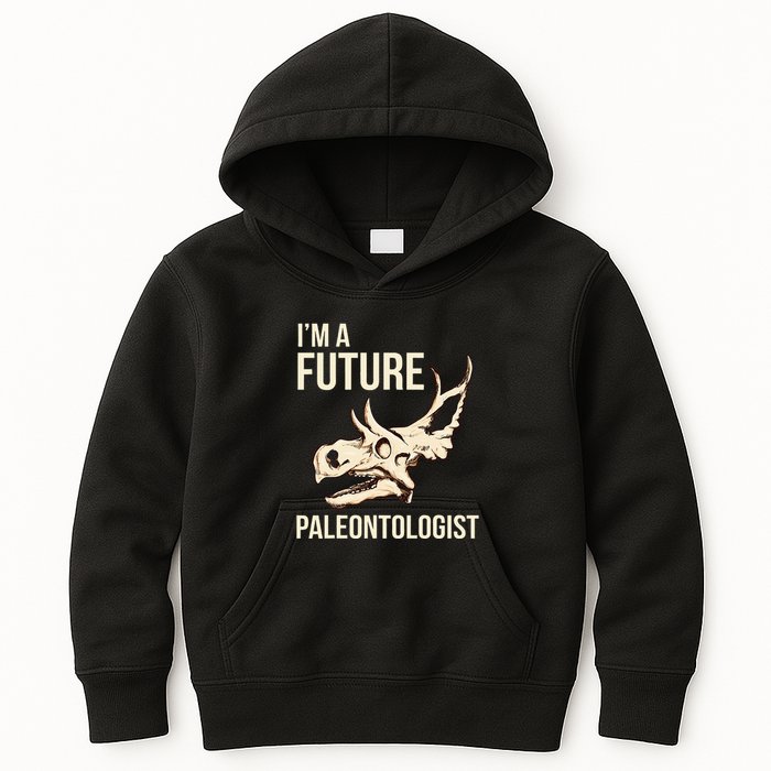 IM A Future Paleontologist Dinosaur Fossil Enthusiast Kids Hoodie