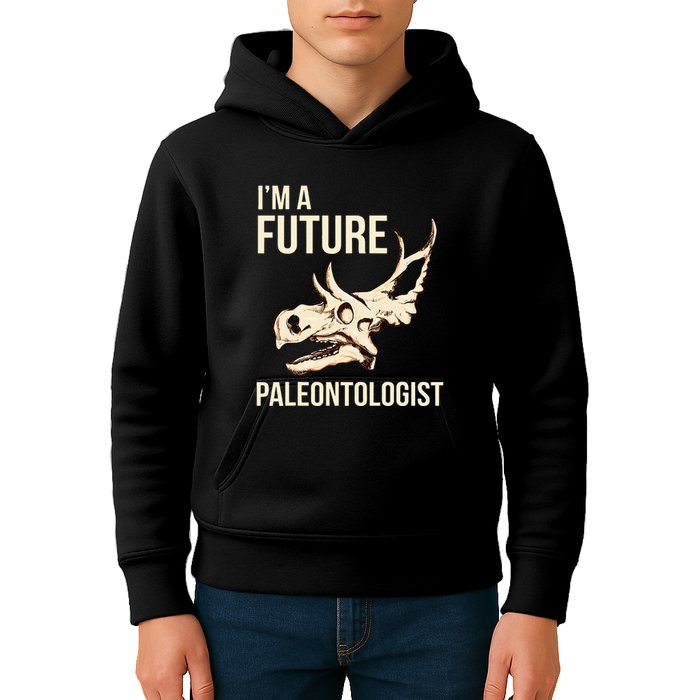 IM A Future Paleontologist Dinosaur Fossil Enthusiast Kids Hoodie