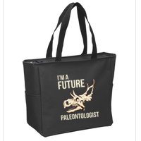 IM A Future Paleontologist Dinosaur Fossil Enthusiast Zip Tote Bag