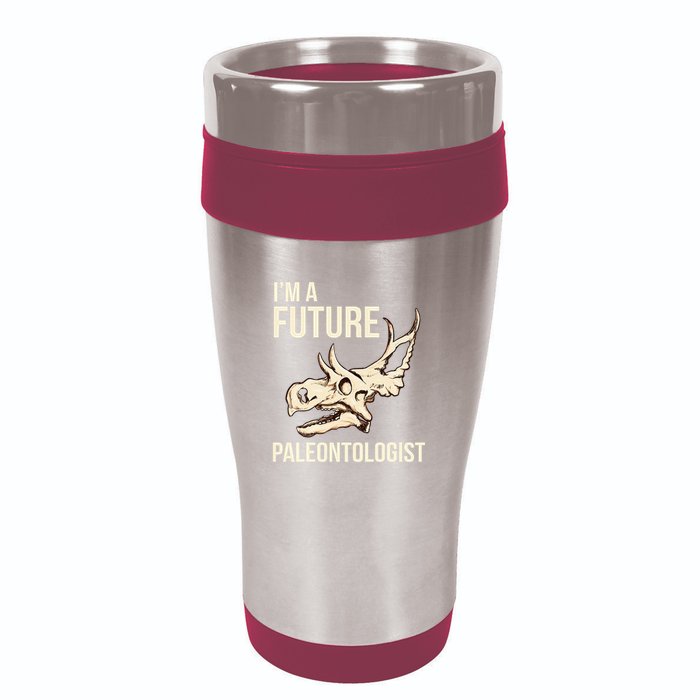 IM A Future Paleontologist Dinosaur Fossil Enthusiast 16oz Travel Tumbler