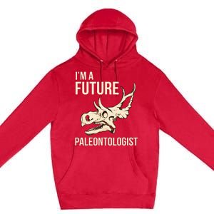 IM A Future Paleontologist Dinosaur Fossil Enthusiast Premium Pullover Hoodie