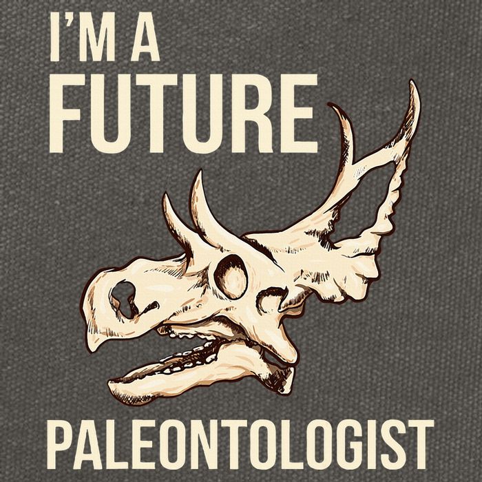 IM A Future Paleontologist Dinosaur Fossil Enthusiast Cotton Canvas Backpack