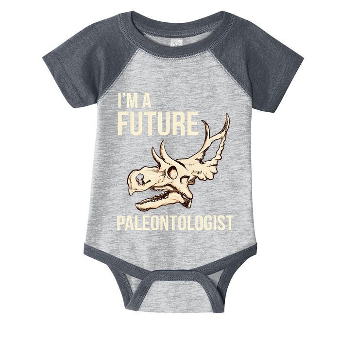 IM A Future Paleontologist Dinosaur Fossil Enthusiast Infant Baby Jersey Bodysuit