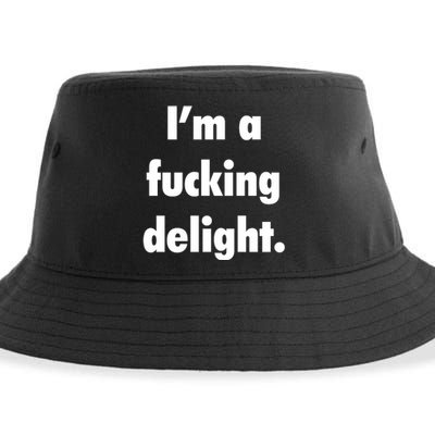 I'm A Fucking Delight Sustainable Bucket Hat