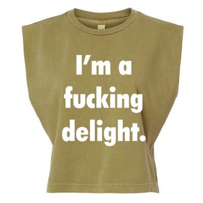 I'm A Fucking Delight Garment-Dyed Women's Muscle Tee