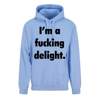 I'm A Fucking Delight Unisex Surf Hoodie