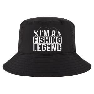 IM A Fishing Legend Fisherman Fish Lover Angling Cool Comfort Performance Bucket Hat