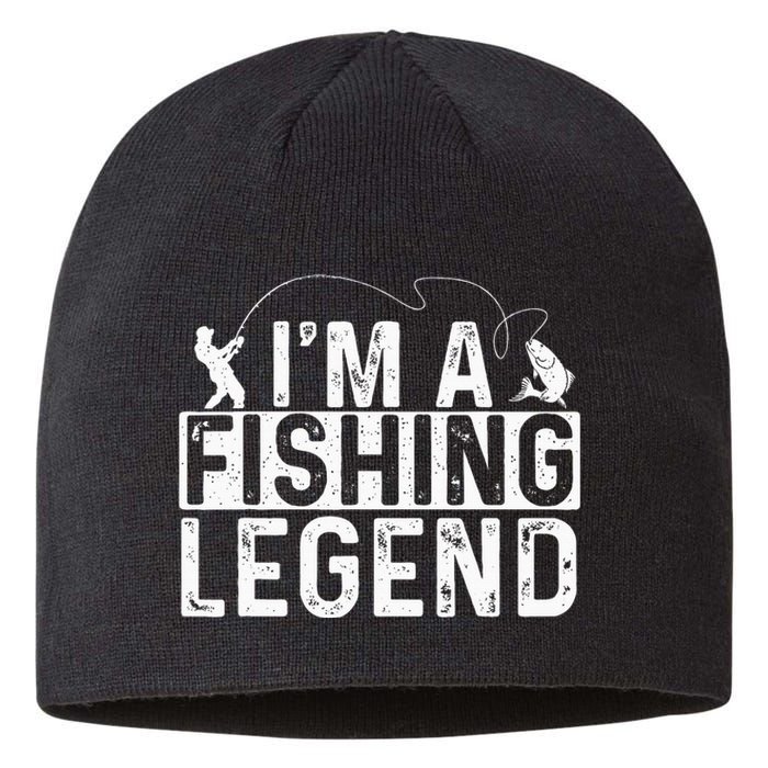 IM A Fishing Legend Fisherman Fish Lover Angling Sustainable Beanie