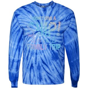 It's A Family Trip Cruise Ship Wear Anniversary Funny Gift Tie-Dye Long Sleeve Shirt