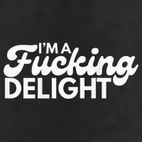 I'm A Fucking Delight Funny Sarcasm (on back) 15oz Campfire Ceramic Mug