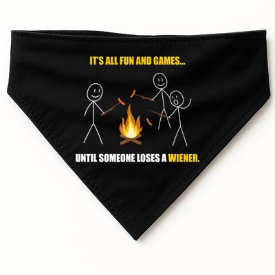 It's All Fun And Games Until Someone Loses A Wiener Gift USA-Made Doggie Bandana