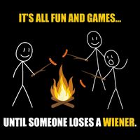It's All Fun And Games Until Someone Loses A Wiener Gift Wool Snapback Cap