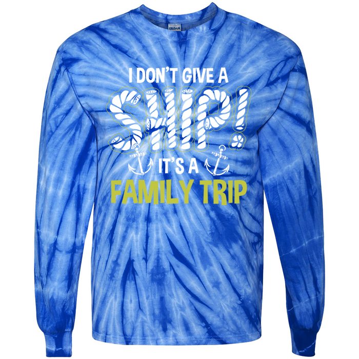 It's A Family Trip Cruise Ship Wear Anniversary Gift Tie-Dye Long Sleeve Shirt