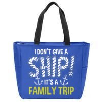 It's A Family Trip Cruise Ship Wear Anniversary Gift Zip Tote Bag