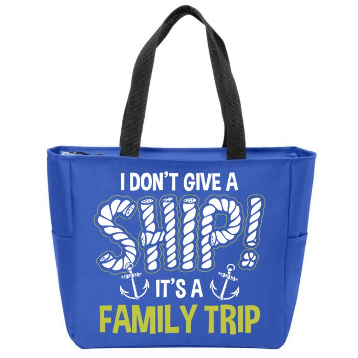 It's A Family Trip Cruise Ship Wear Anniversary Gift Zip Tote Bag