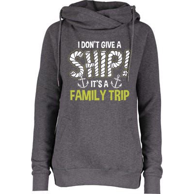 It's A Family Trip Cruise Ship Wear Anniversary Gift Womens Funnel Neck Pullover Hood